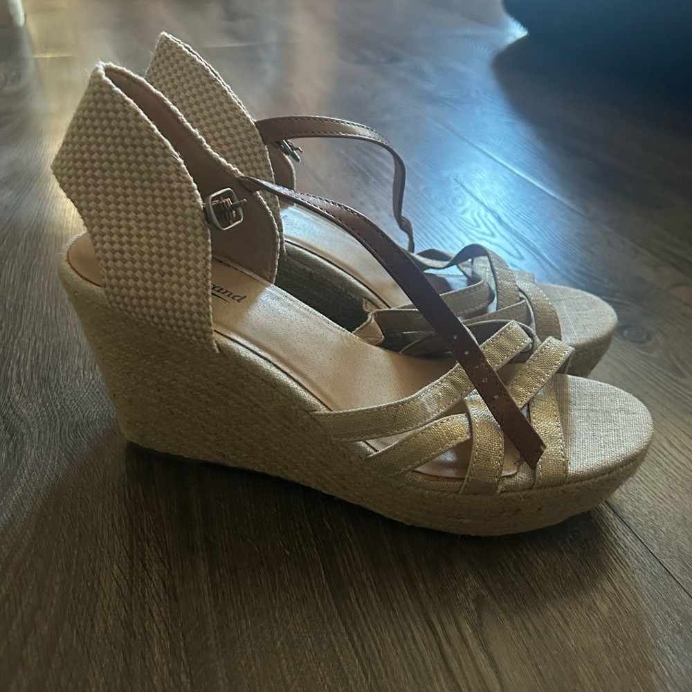 Lucky Brand Mahima Wedge Espadrille Sandal